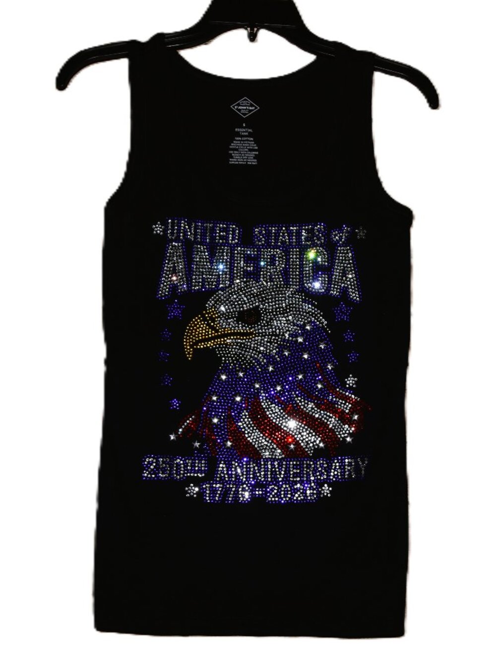 America's 250th Birthday 4th of July rhinestone tank sz XS S M L XL XXL 1X 2… - Picture 8 of 8